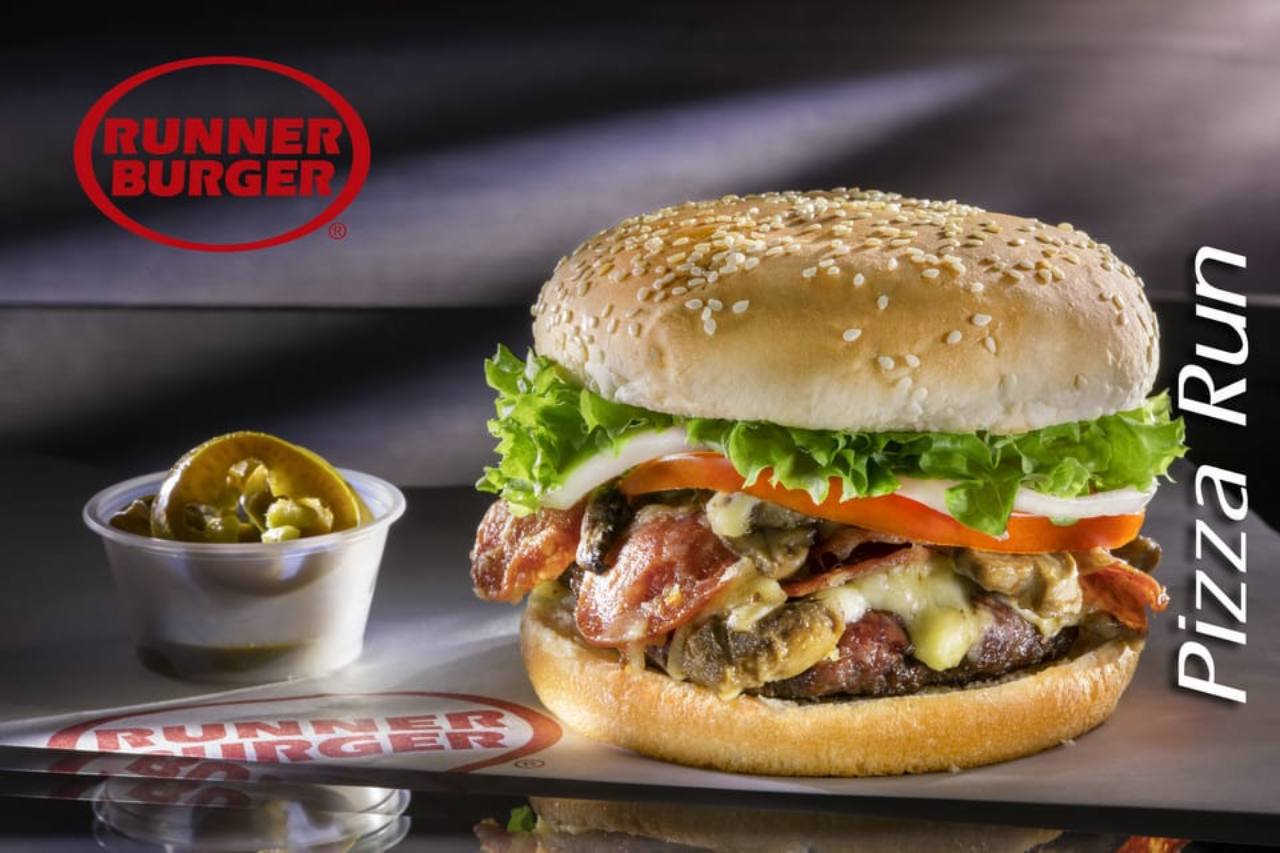 Hamburguesa Pizza Run de Runner Burger